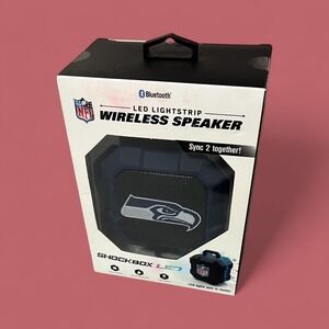 NFL Seattle Seahawks‎ Shockbox LED Wireless Bluetooth Speaker Sync 2 Together